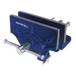 Faithfull 34 Woodcraft Vice 150mm (6in) - Clamp Mount