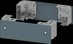 Base corners, with cover, sheet steel, (W x H) 350 x 100 mm, blue green, 8PQ1010-0BA01