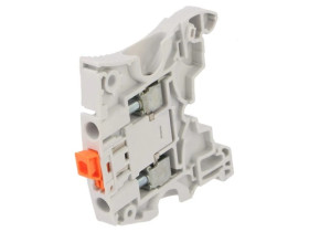 Złączka szynowa SNK 0,2÷6mm2 tory 1 zaciski 2 szary Szer 6mm 1SNK506315R0000 (ZS6-S)