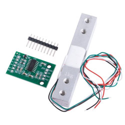 MODUŁ TENSOMETR BELKA TENSOMETRYCZNA 1KG + MODUŁ ADC HX711