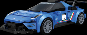 402882 CaDA Maserati GT2 1:24 blue bricks