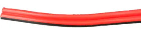 Speaker cable, black wire marking, 2-wire, 0.5 mm², unshielded, red, BYB-5-94F703
