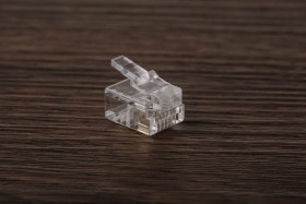 Złącze RJ11 Męski Złącze RJ11 Montaż na kablu RS PRO, proste 6P6C-żyłowe