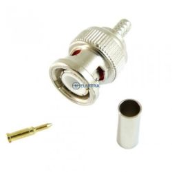 BNC wtyk zaciskany na RG174 50 ohm
