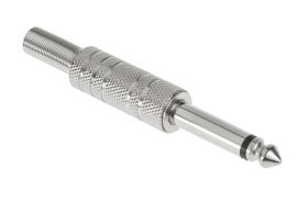 Wtyk Jack 6,3mm Mono - Metal