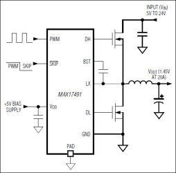 Single-Phase Synchronous MOSFET Driver