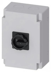 Rozłącznik główny w obudowie 3P 125A 45kW AC23A 400V pokrętło czarne 3LD2866-0TB51