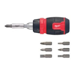 Kompaktowy uniwersalny wkrętak z grzechotką i zestawem bitów 8 w 1 4932480581