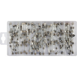 Zestaw bezpieczników szklanych 6 x 30 mm, 120 szt. - Yato YT-83130