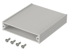 Aluminum enclosure kit, (L x W x H) 71.8 x 100 x 16.4 mm, natural, IP40, 97171080.HMT1