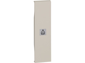 LIVING NOW Klawisz z okienkiem podświetlenia "ogrzewanie" - 1 moduł - piaskowy beż KM01PN LEGRAND