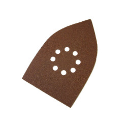 Faithfull FAIAOMULTIF Multi-Sander Sheets Hook &amp; Loop Fine (Pack of 5)