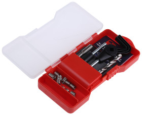 Zestaw do naprawiania gwintów zakres: 5/16-24 Recoil Wkładki UNF 5/16 cala (x15); narzędzie rozłączające magnetyczne;