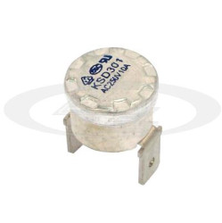 termostat bimet. KSD301-100C 10A 250VAC V-wyprowadzenia pionowe
