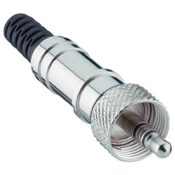 Lumberg 1532 05 Jack Plug 3.5mm Metal with Anti-kink Number of 3 Pole Stereo