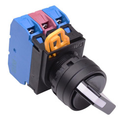 YW1S-3E21 22mm 3 Position Maintained Selector Switch 2NO-1NC IP65 IDEC