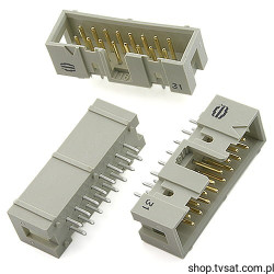 09185166324 Connector 2 x 8 Pin THT HARTING