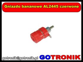 Gniazdo bananowe AL2445 czerwone