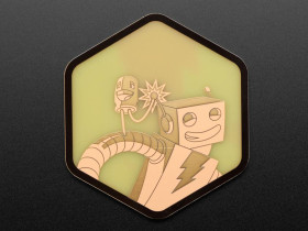 Adafruit PCB Coaster - Cappy + Adabot