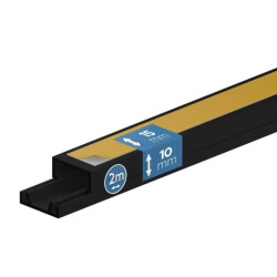 Kanał elektroinstalacyjny / Korytko kablowe samoprzylepne 15х10 (2m) Ciemny Antracyt EDO777760
