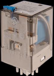 60.13.9.024.0040 Industrial relay, 3xUM, 250 V/10 A, 24 V