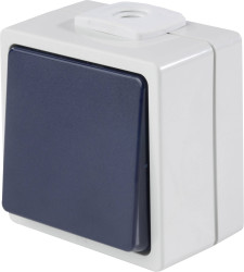 AS Schwabe 62452 Przycisk IP54 szary