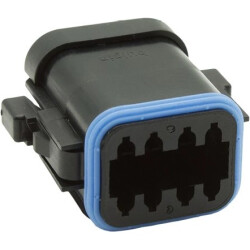 Plug housing, for rectangular miniature plug, PX0105S08ABK