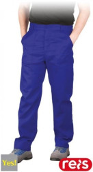 Spodnie BHP robocze do pasa YES niebieskie TRWAŁE rozmiar 62