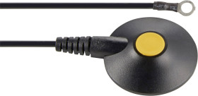 Wolfgang Warmbier 2250.790 Przewód uziemiający ESD 1.80 m przycisk 10 mm