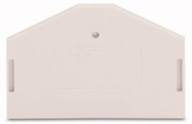 End/Intermediate plate for terminal block, 281-357