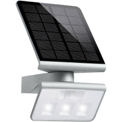 Steinel 671013 XSolar L-S Solar Spotlight 1.2 W Motion Sensor Silver