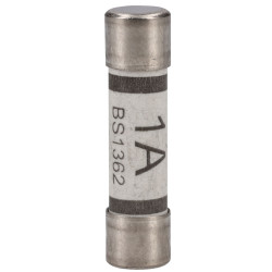 R-TECH 260101 6X25mm 1A 240VAC ceramic fuse Plug Top fuse