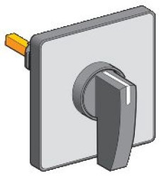 Głowica oper. 60x60mm, czarny uchwyt KDD1H