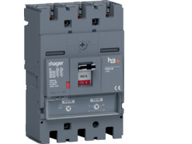 Wyłącznik mocy 3P 160A 50kA h3+ P250 TM HMT160DR HAGER
