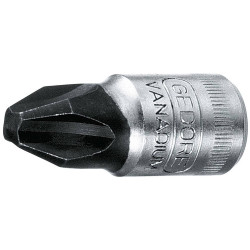 Gedore 6174740 Screwdriver Bit Socket 1/4&quot; PH 3
