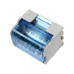 Modułowy blok rozdzielczy 100A materiał PA66, klasa V0, TH-35 na szynę DIN NBD 2-07-100A