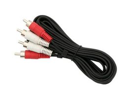 KABEL RCA 2X WTYK - 2X WTYK 1,80m (KABRCA2X18)