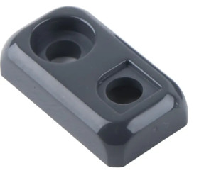 Wall bracket, PC, (L x W x H) 18 x 33 x 8 mm, graphite gray, for B 230/B 2736, 96510604