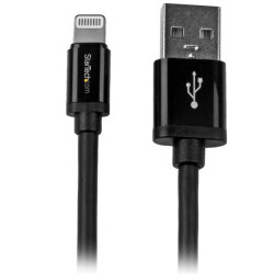 Kabel USB Złącze A USB A Złącze B Lightning dł. 2m Kabel Apple Lightning USB 2.0 kolor: Czarny