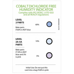 Antistat 309-0069 ESD Humidity Indicator Card 100 pcs Colour-Changing