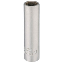 Elora 58729 9mm 1/4&quot; Square Drive Deep Socket
