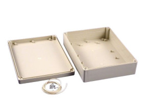 Obudowa ogólnego użytku ABS szerokość zew. 165 mm długość zew. 220 mm wys. zew. 60 mm Hammond IP65 Szary