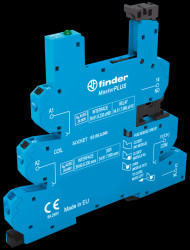 93.66.0.240 Relay socket - push-in, 24 - 240 V AC/DC