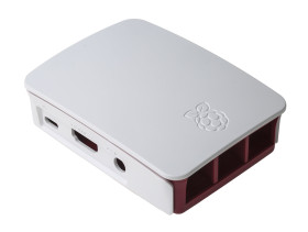 Obudowa Raspberry Pi do Raspberry Pi 2B, Raspberry Pi 3B, Raspberry Pi 3B+ Raspberry Pi Plastik Czerwony, Biały 97 x 70