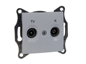 SEDNA Gniazdo antenowe R/TV (1dB) końcowe białe SDN3301621 SCHNEIDER ELECTRIC