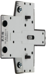 Auxiliary switch, 2 pole, 1 Form A (N/O) + 1 Form B (N/C), screw connection, 101371