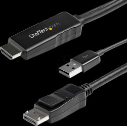 HD2DPMM3M Active HDMI to DP 1.2 Cable, 4K 30 Hz, 3 m