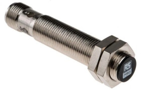 Czujnik indukcyjny PNP 2 mm cylindryczny M12 x 1 200 mA 10→ 30 V DC IP67 2kHz