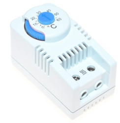 Termostat regulowany 0-60°C DSTS01-C NO, bimetaliczny, szynę DIN TH