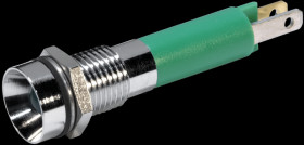 19050351 LED signal light, 5 mm, green, 24 V, internal reflection, Ø8 mm,